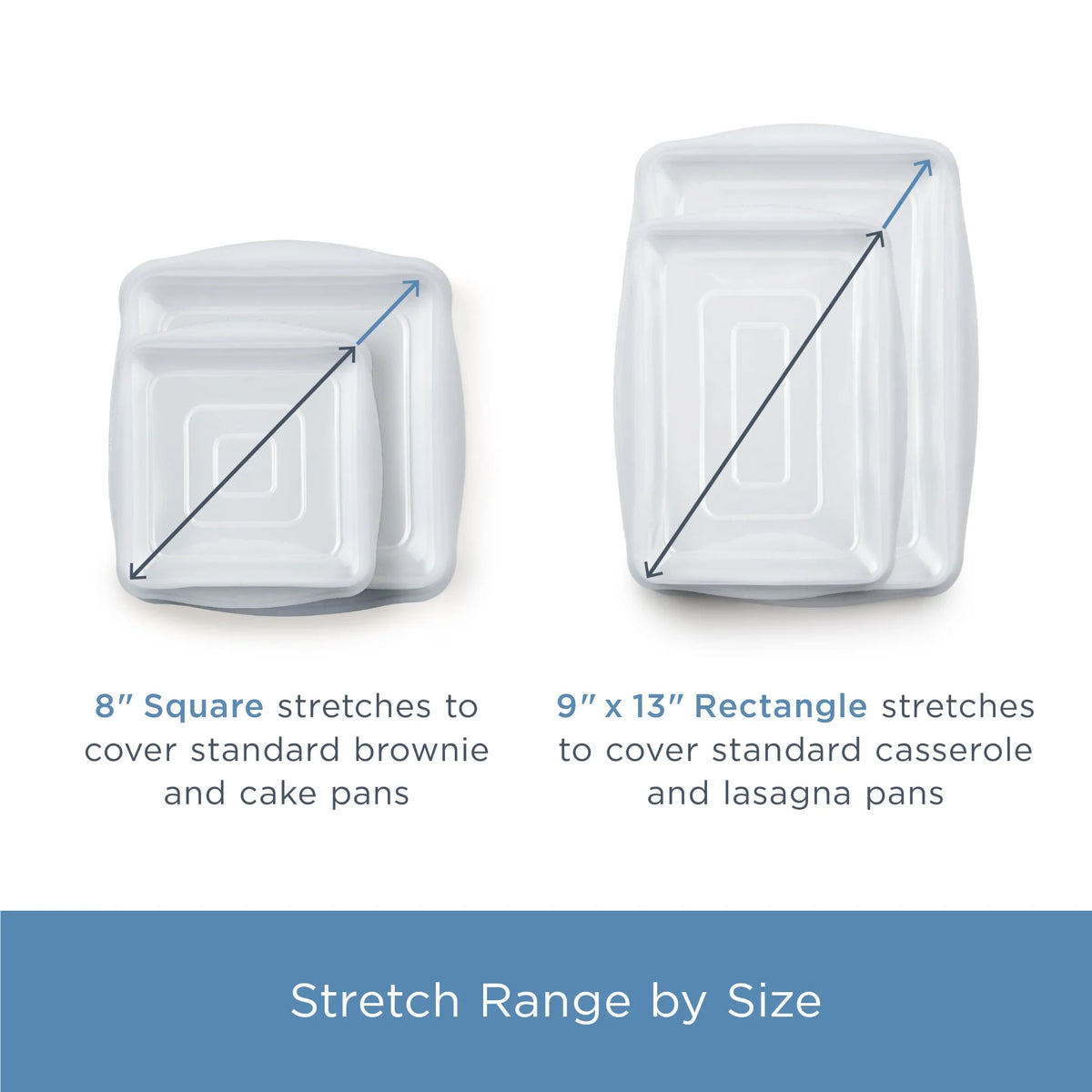 Rectangle Stretch Lids 2-Pack
